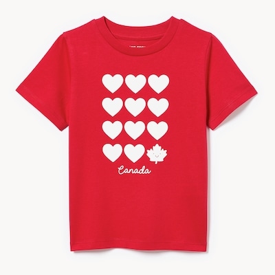 T-shirt imprimé Canada pour tout-petits - Rouge