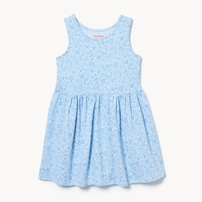 Toddler Girls' Printed Dress - Light Blue