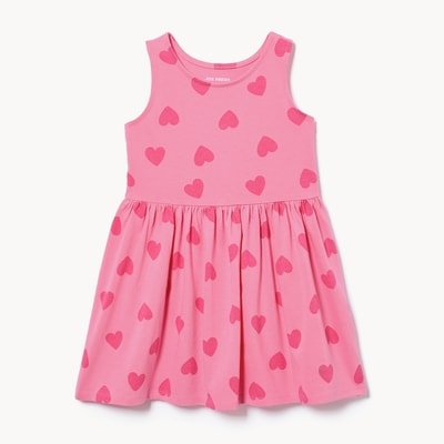 Robe imprimée pour petites filles - Rose