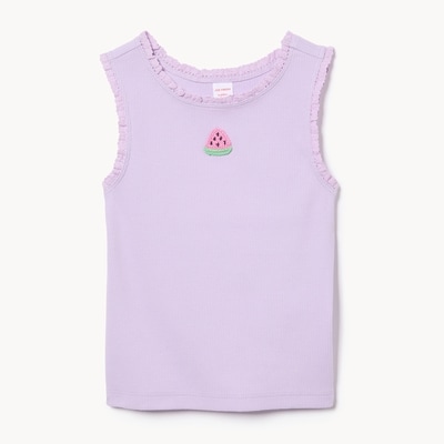 Toddler Girls' Ribbed Tank - Dusty Lavender