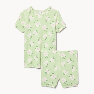 Toddler Girls' Printed Sleep Set - Pale Green