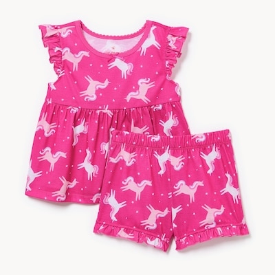 Joe Fresh Toddler Girls' Printed Sleep Set 1 ea, $14.00/1ea