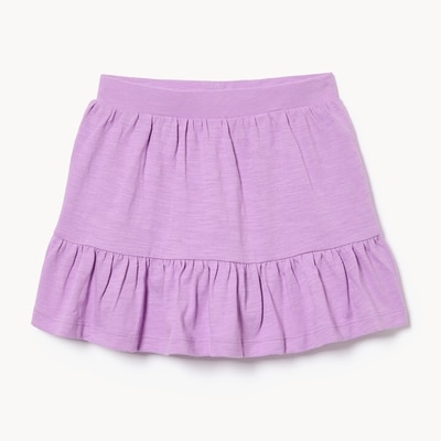 Jupe-short en tricot pour petites filles - LAVANDE