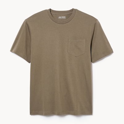 T-shirt essentiel en coton biologique pour hommes - Brun