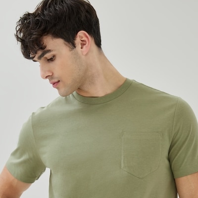 Men's Organic Cotton Essential T-Shirt - Army Green