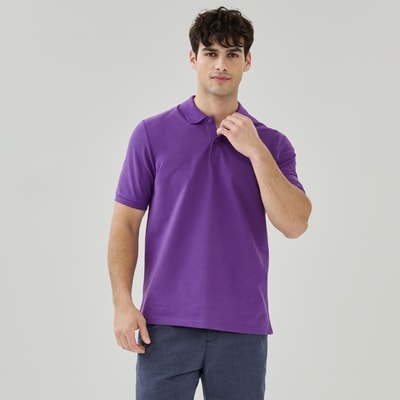 Men's Essential Polo - Purple