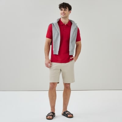 Men's Essential Polo - Red