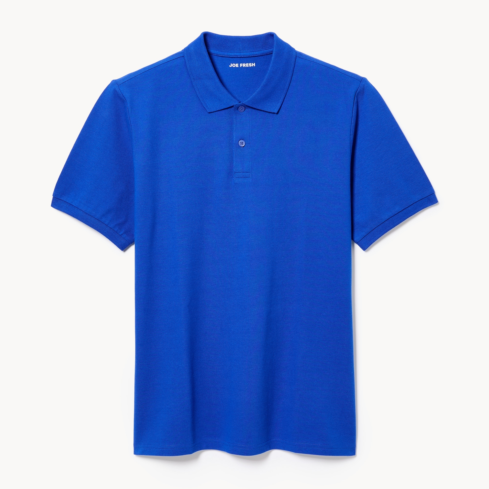 Men's Essential Polo in Bright Blue from Joe Fresh