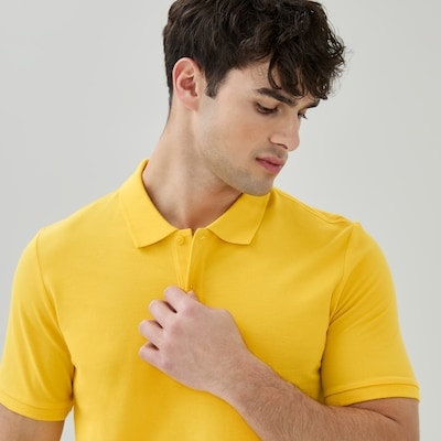 Men's Essential Polo - Yellow