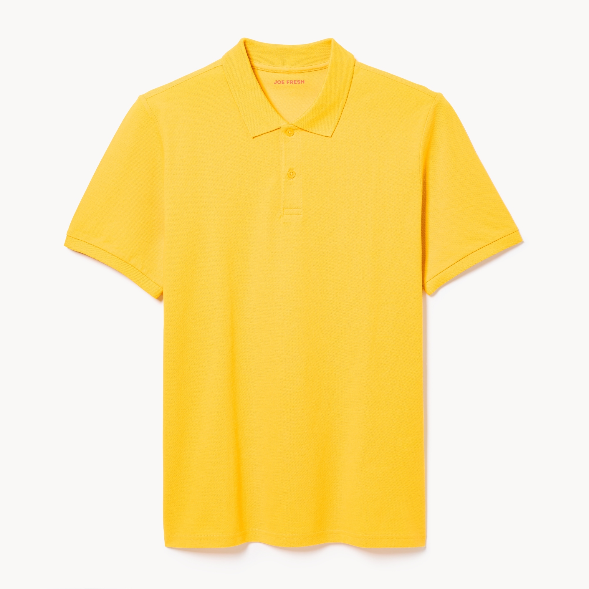 Polo essentiel pour hommes in Jaune from Joe Fresh