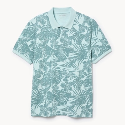 Polo imprimé essentiel pour hommes - Bleu