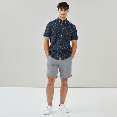 Joe Fresh Chemise boutonnée souple en popeline pour hommes 1 ea, 35,00 $/1ch