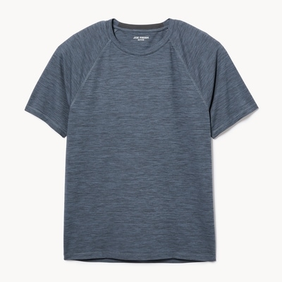 Men's Active Perforated Raglan T-Shirt - Navy Mix