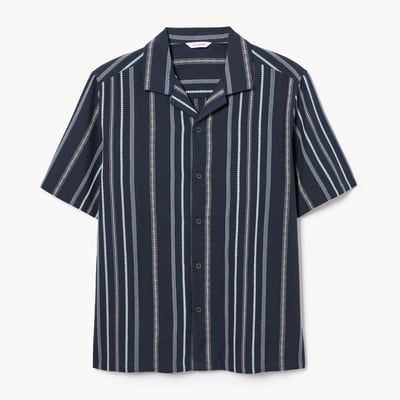 Joe Fresh Chemise boutonnée rayée pour hommes 1 ea, 35,00 $/1ch