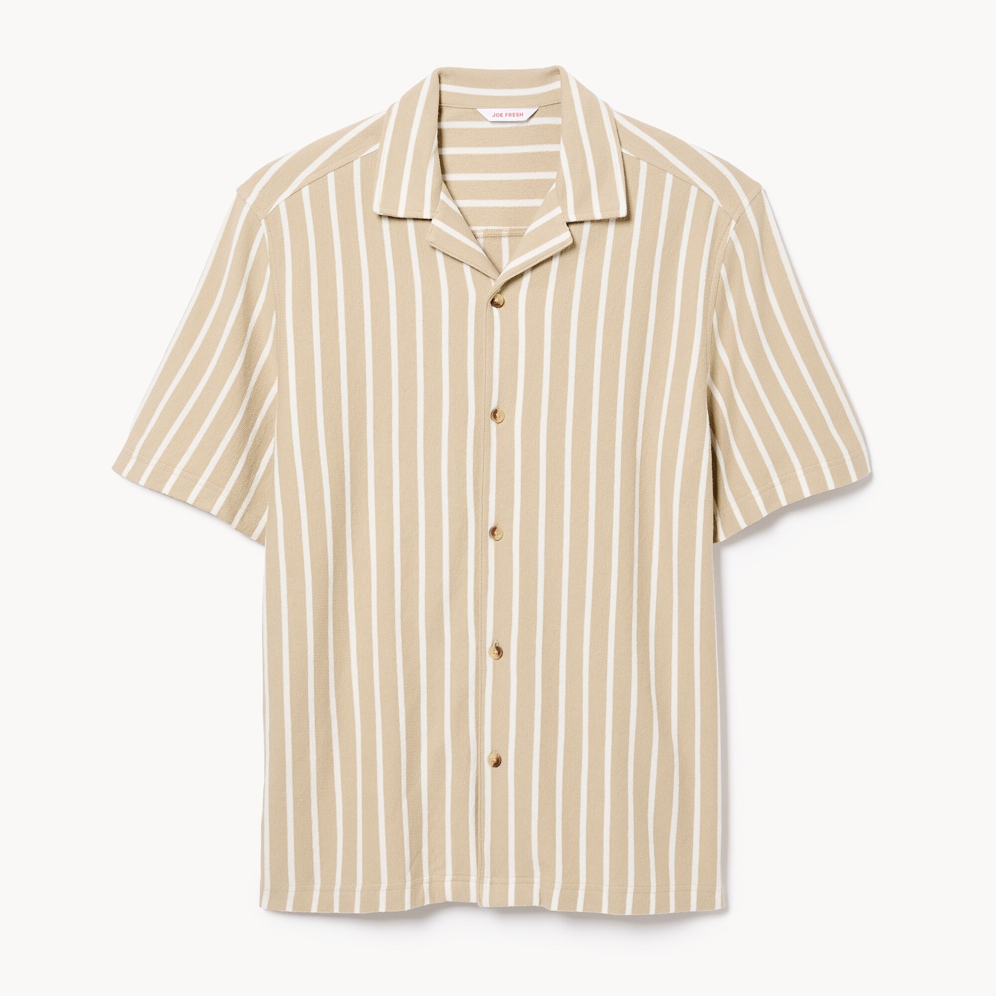 Chemise boutonnée rayée en jacquard pour hommes
