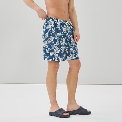 Men's Printed 8" Swim Trunk - Blue