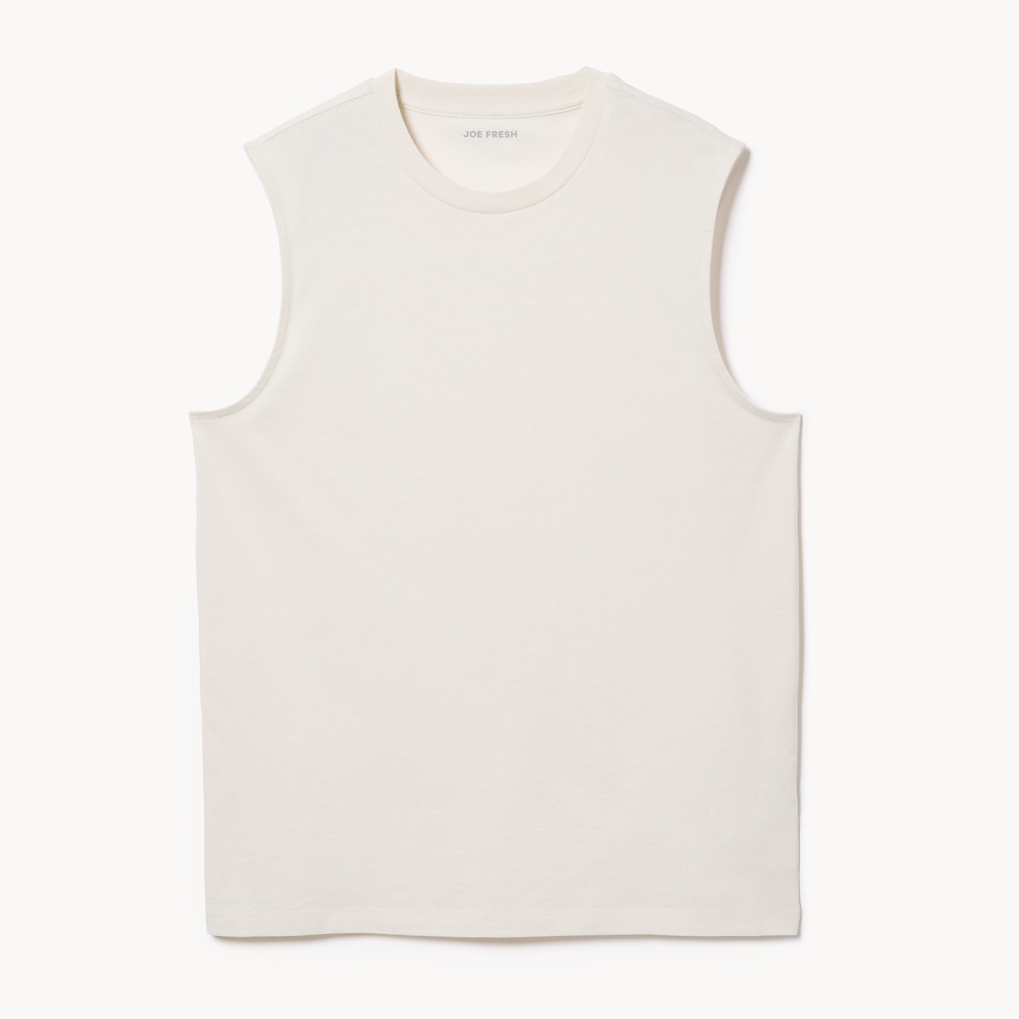 Men's Muscle Tank in Cream from Joe Fresh