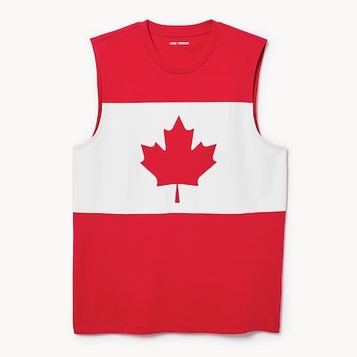 Men's Canada Muscle Tank - White