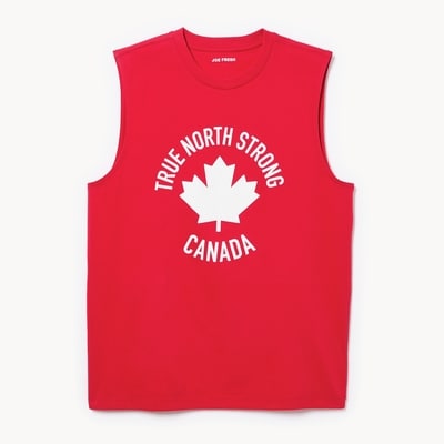 Men's Canada Muscle Tank - Red
