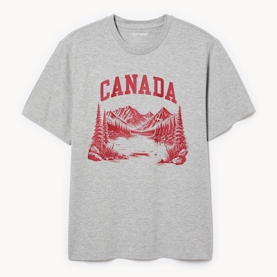 Men's Canada Graphic T-Shirt - Grey Mix