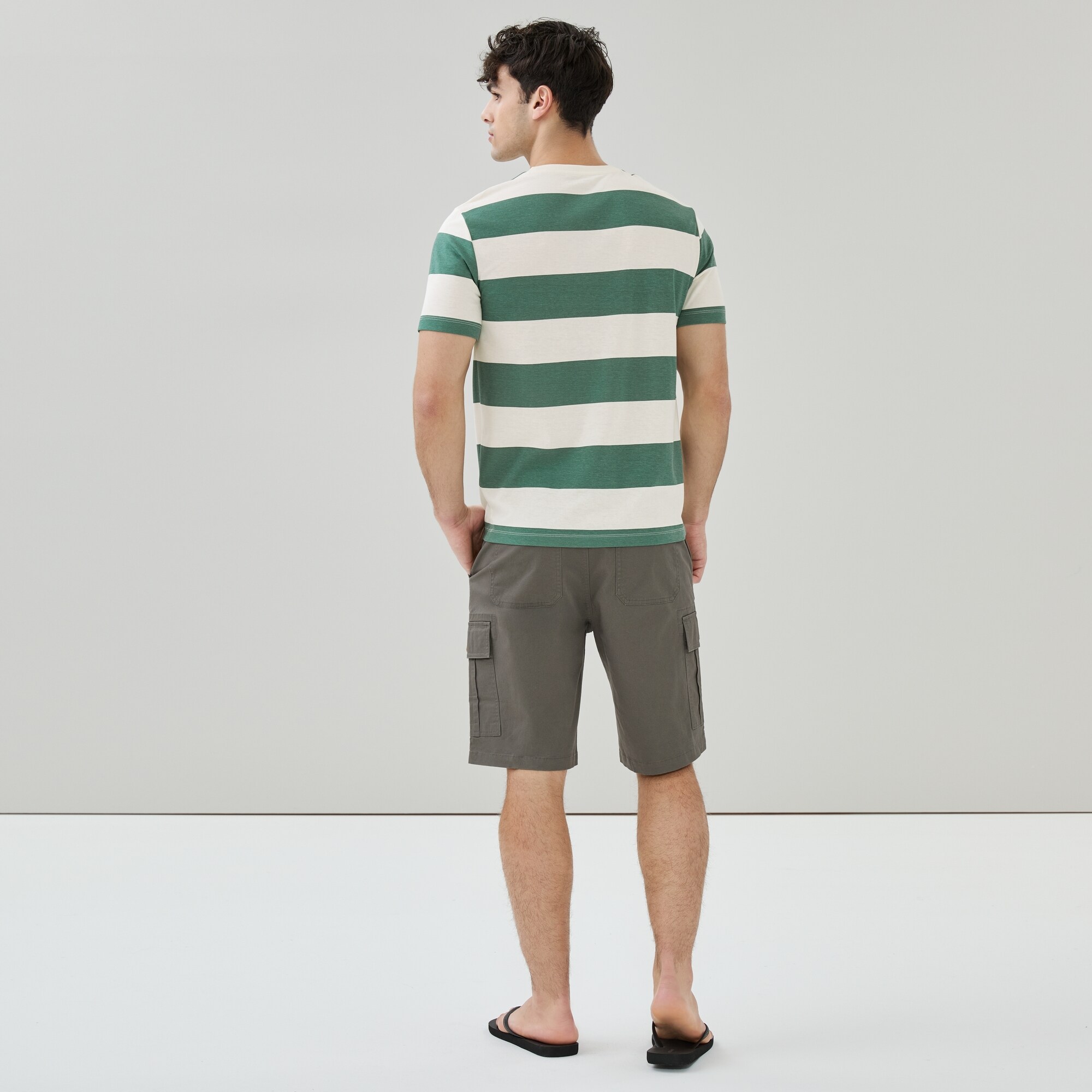 T-shirt rayé pour hommes