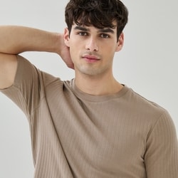 Joe Fresh Men's Ribbed Knit T-Shirt 1 ea, $19.00/1ea