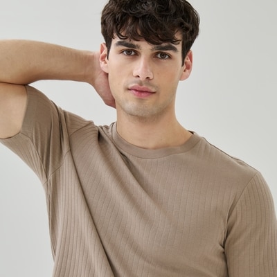 Joe Fresh Men's Ribbed Knit T-Shirt 1 ea, $19.00/1ea