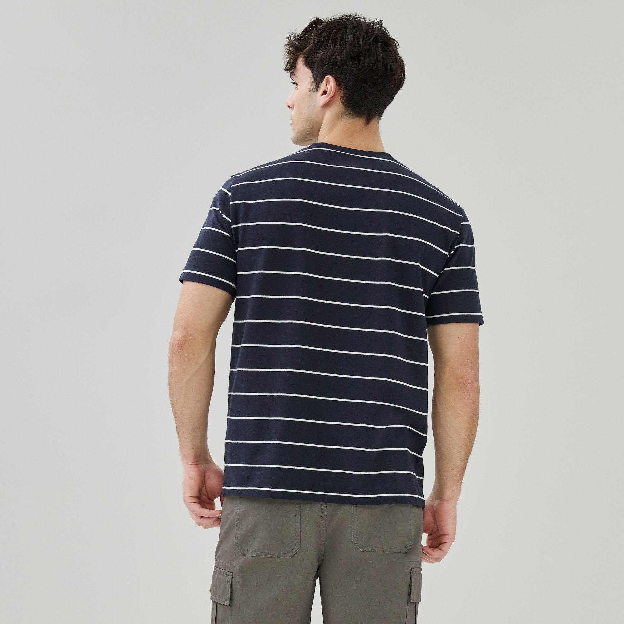 T-shirt rayé pour hommes