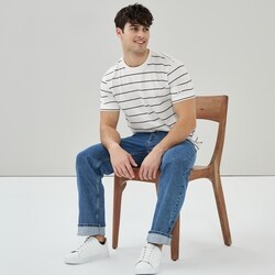 Joe Fresh T-shirt rayé pour hommes 1 ea, 10,00 $/1ch