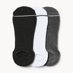Joe Fresh Ens. de 3 paires de chaussettes invisibles, hommes 1 ea, 8,00 $/1ch