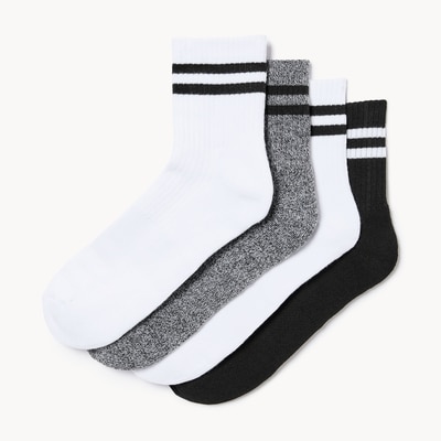 Joe Fresh Men's 4-Pack Quarter-Crew Socks 1 ea, $12.00/1ea
