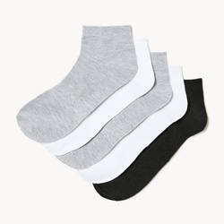 Joe Fresh Ens. de 5 paires de socquettes pour hommes 1 ea, 10,00 $/1ch