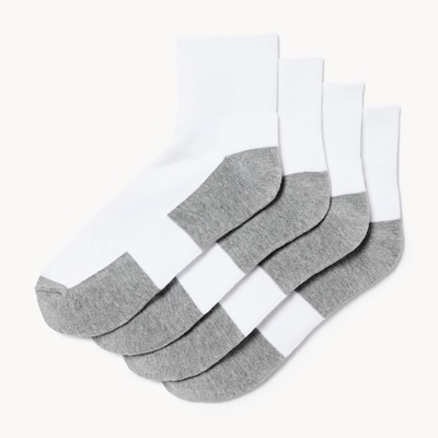 Joe Fresh Ens. 4 paires de chaussettes mi-hautes pour hommes 1 ea, 12,00 $/1ch