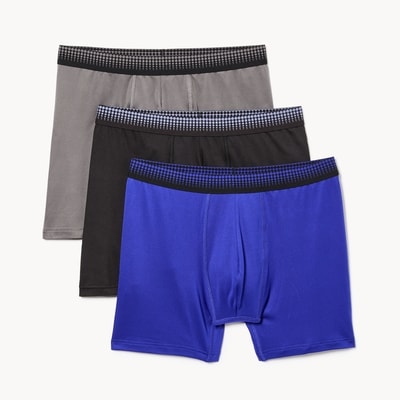 Joe Fresh Ensemble de 3 caleçons boxeurs performance, hommes 1 ea, 22,00 $/1ch