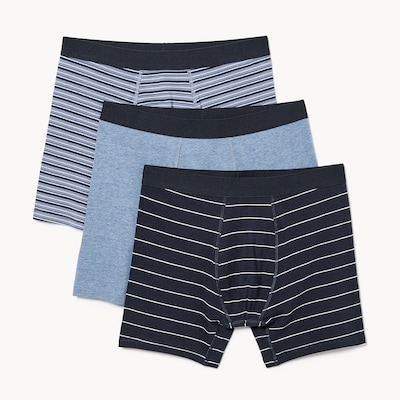 Ensemble de 3 caleçons boxeurs pour hommes - Marine