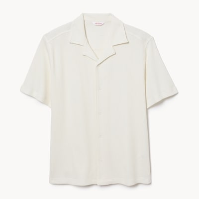 Joe Fresh Men's Waffle Knit Button-Up Shirt 1 ea, $35.00/1ea