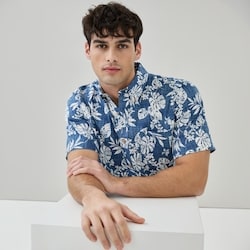 Joe Fresh Chemise boutonnée imprimée pour hommes 1 ea, 35,00 $/1ch