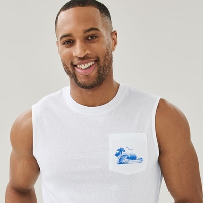 Joe Fresh Débardeur imprimé pour hommes 1 ea, 15,00 $/1ch