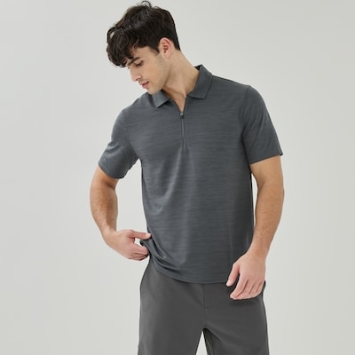 Polo de golf sport pour hommes - Mélange De Gris Foncé