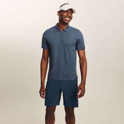 Men's Active Golf Polo - Navy Mix
