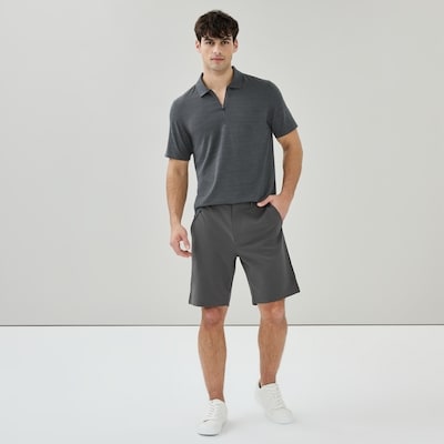 Short de golf sport souple pour hommes - CENDRE GRISE