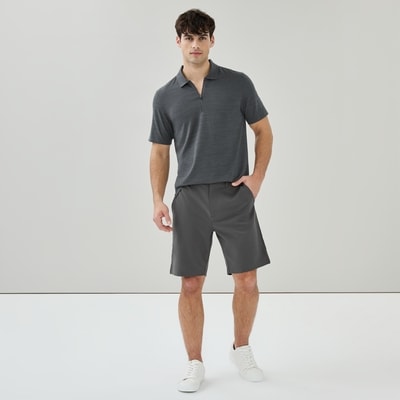 Short de golf sport souple pour hommes - CENDRE GRISE