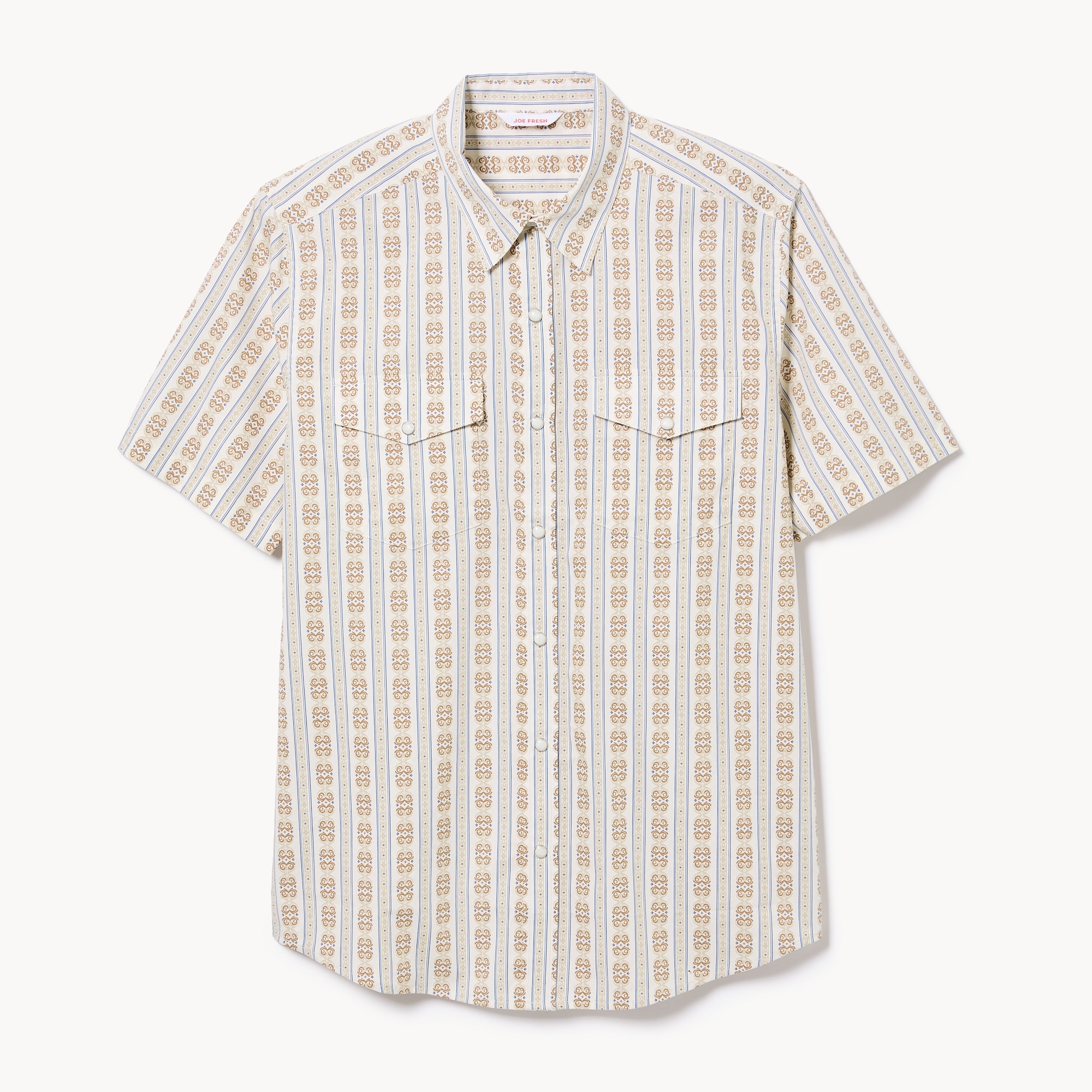 Chemise imprimée boutonnée pour hommes