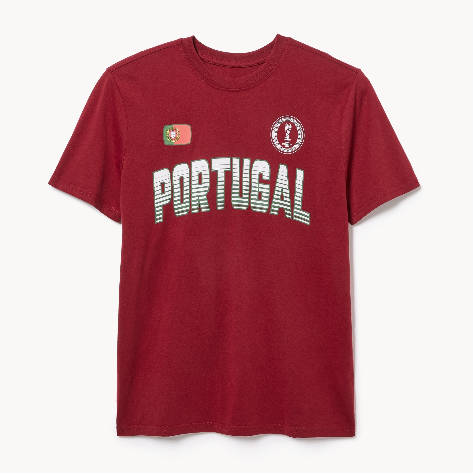 Adult FIFA World Cup 2026™ Portugal T-Shirt in Dark Red from Joe Fresh