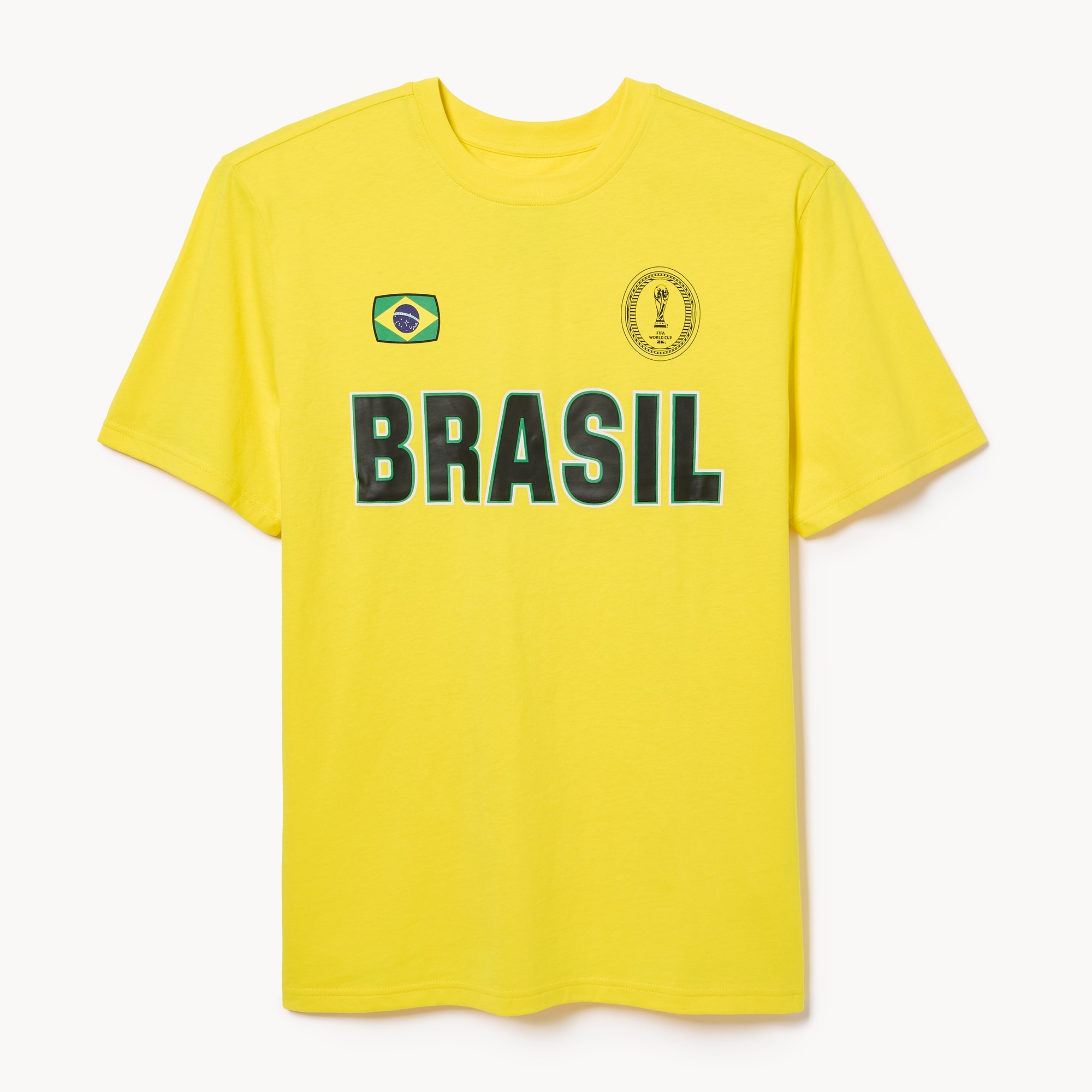 Adult FIFA World Cup 2026™ Brazil T-Shirt in Yellow from Joe Fresh