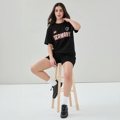 T-shirt Coupe du Monde FIFA Allemagne, adultes - Noir