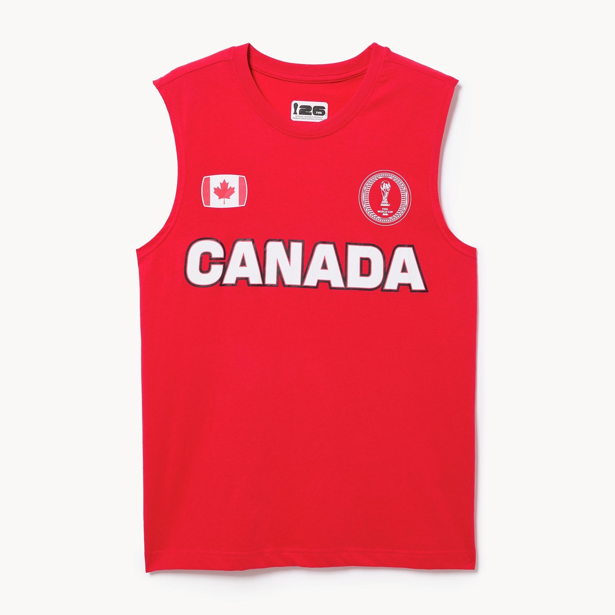 Men's FIFA World Cup 2026™ Canada Muscle Tank in Bright Red from