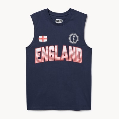 Adult FIFA World Cup 2026™ England Muscle Tank - Dark Blue