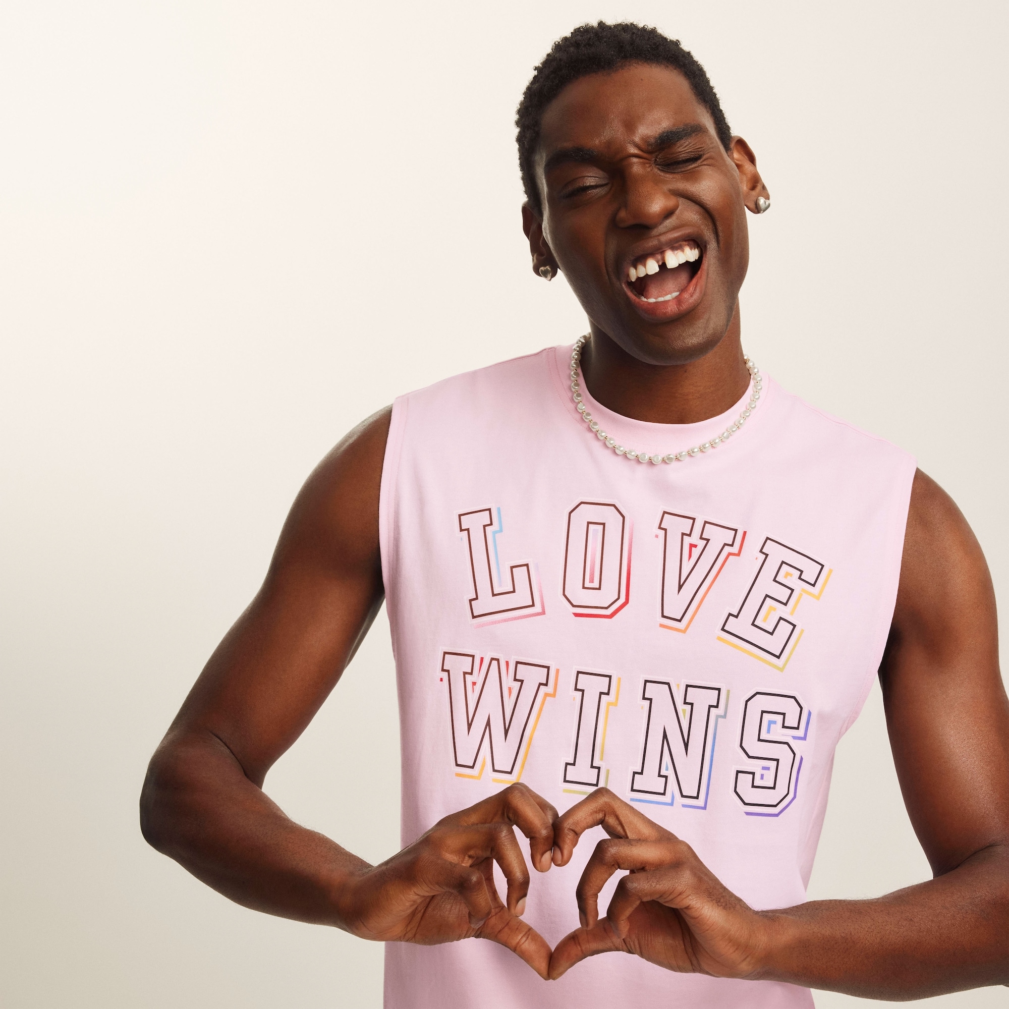 Adult Pride Cropped Muscle Tank Top