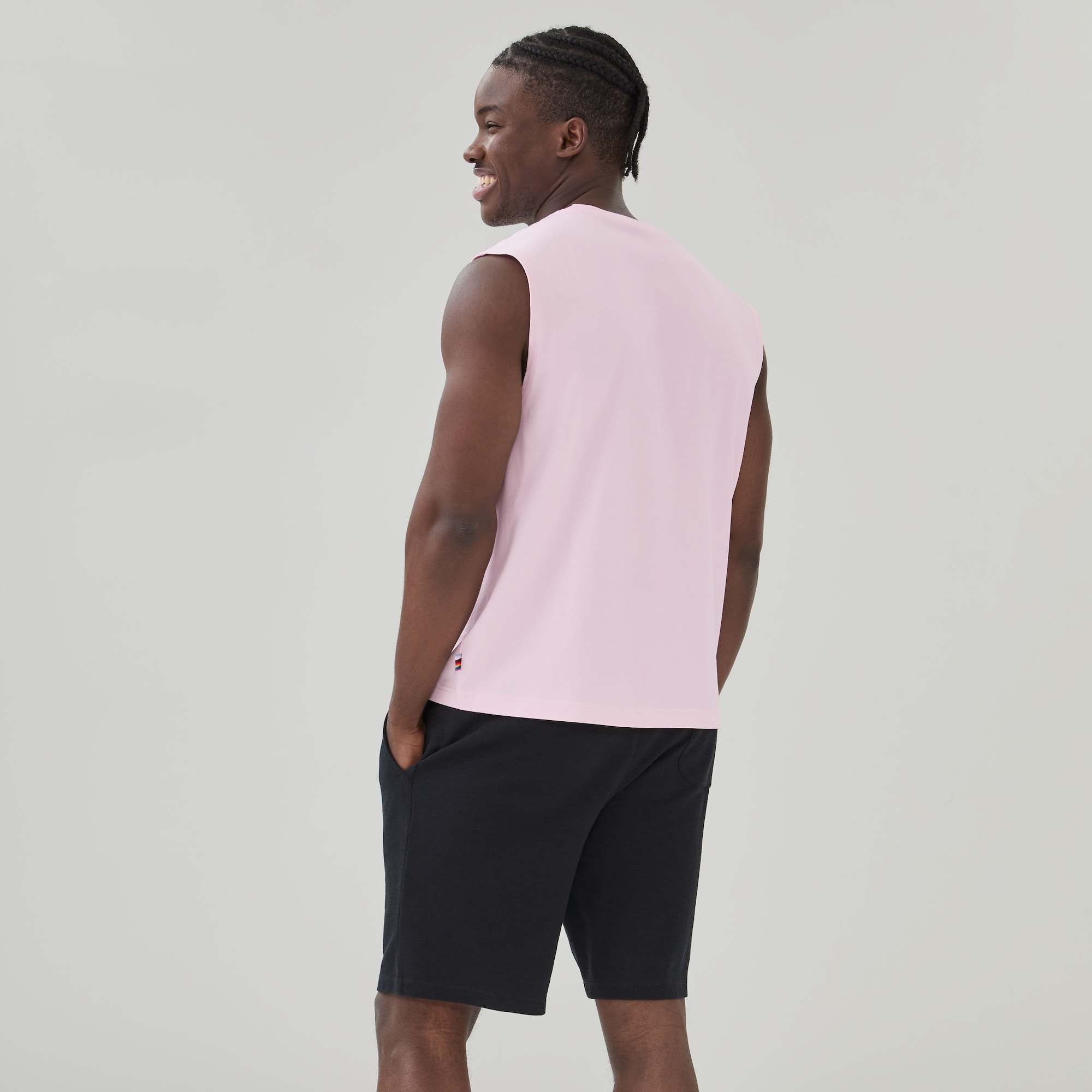 Adult Pride Cropped Muscle Tank Top
